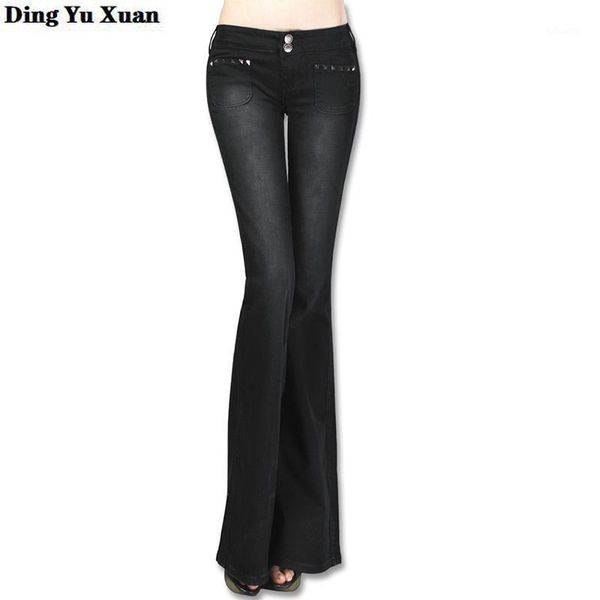 ladies rivet pocket bell bottom denim trousers womens low waist black boot cut flare pants jeans women vinatge wide leg women's, Blue
ladies rivet pocket bell bottom denim trousers womens low waist black boot cut flare pants jeans women vinatge wide leg women's, Blue
