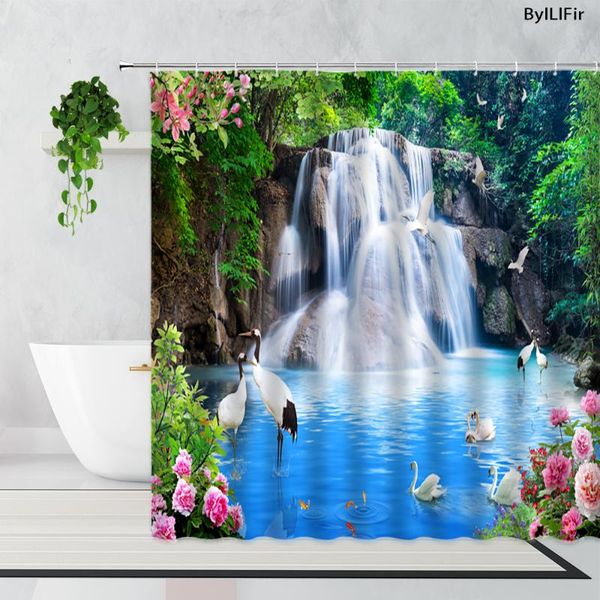 shower curtains forest waterfall lake water fabric printing bathroom flower bird plant chinese landscape waterproof bath curtain
shower curtains forest waterfall lake water fabric printing bathroom flower bird plant chinese landscape waterproof bath curtain