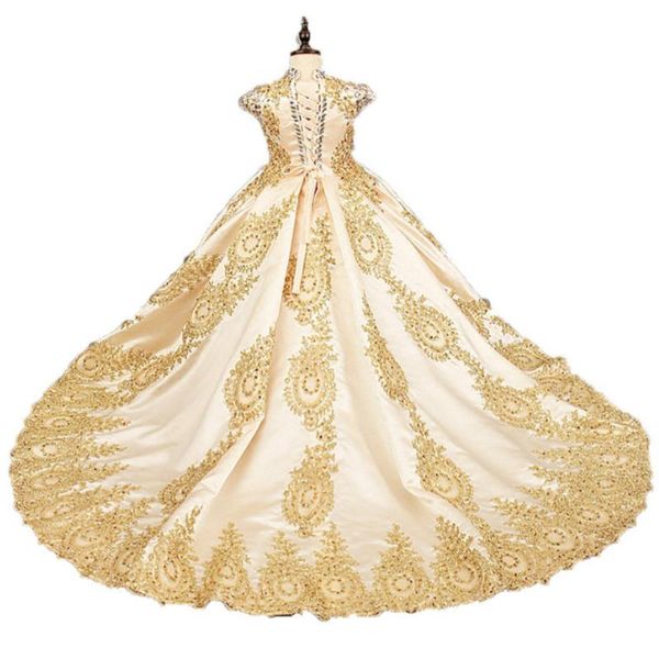 girl's dresses tailor-made flower girl for wedding pageant gown golden beads cap sleeve lace appliques holy communion clothing kids, Red;yellow
girl's dresses tailor-made flower girl for wedding pageant gown golden beads cap sleeve lace appliques holy communion clothing kids, Red;yellow