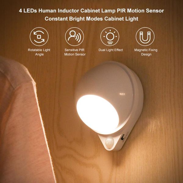 0.8w 4 human inductor cabinet lamp pir motion sensor/ constant bright modes usb 360° rotatable m-agnetic for hallway corridor
0.8w 4 human inductor cabinet lamp pir motion sensor/ constant bright modes usb 360° rotatable m-agnetic for hallway corridor