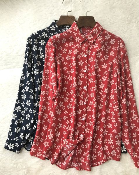2021 new mulher flor impresso blusa de seda primavera outono manga longa femme macio chemise camisa superior vermelho/azul escuro 3xcg, Black
2021 new mulher flor impresso blusa de seda primavera outono manga longa femme macio chemise camisa superior vermelho/azul escuro 3xcg, Black