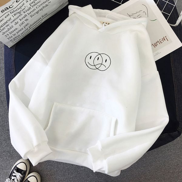 2021 smile sad face oversized sweatshirt streetwear for women clothes hip hop line print sport swear hoodies o3hs, Black
2021 smile sad face oversized sweatshirt streetwear for women clothes hip hop line print sport swear hoodies o3hs, Black