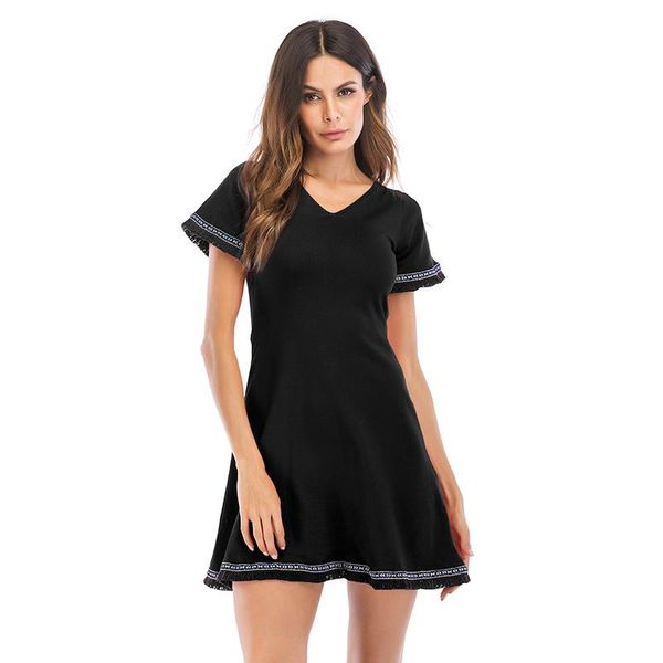 casual dresses dress ladies women fashion lace party v collar solid crash slim hip short sleeve black splicing red, Black;gray
casual dresses dress ladies women fashion lace party v collar solid crash slim hip short sleeve black splicing red, Black;gray