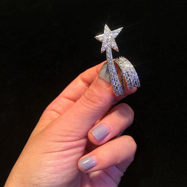 2020 korean popular jewelry ladies zircon luxury comet meteor ring index finger ring stainless steel clavicle chain tassel, Golden;silver
2020 korean popular jewelry ladies zircon luxury comet meteor ring index finger ring stainless steel clavicle chain tassel, Golden;silver