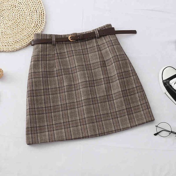 women plaid skirt winter harajuku chic sashes high waist a-line s vintage 2 color invisible zipper ladies mini casual, Black
women plaid skirt winter harajuku chic sashes high waist a-line s vintage 2 color invisible zipper ladies mini casual, Black