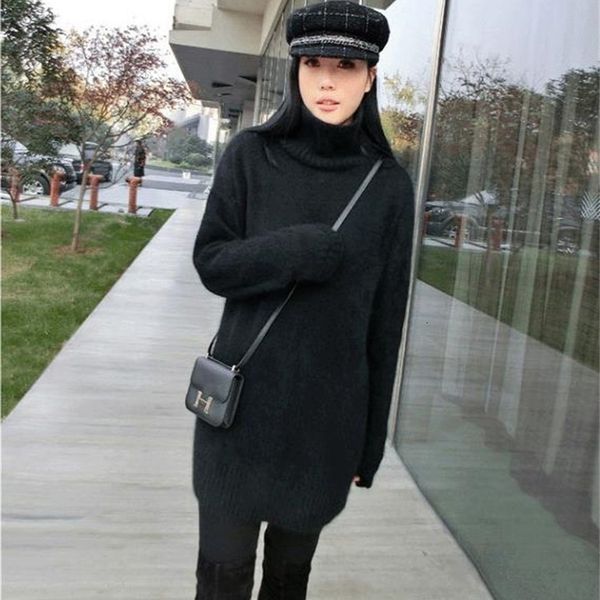 new turtleneck 2021 cashmere sweater women loose knit long autumn winter warm knitwear sweaters pullovers t3f4, White;black
new turtleneck 2021 cashmere sweater women loose knit long autumn winter warm knitwear sweaters pullovers t3f4, White;black