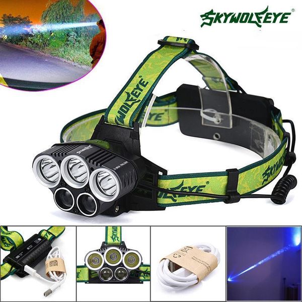 skywolfeye 800 lm 5x led headlight rechargeable 18650 battery hunting fishing light with usb cable high power
skywolfeye 800 lm 5x led headlight rechargeable 18650 battery hunting fishing light with usb cable high power