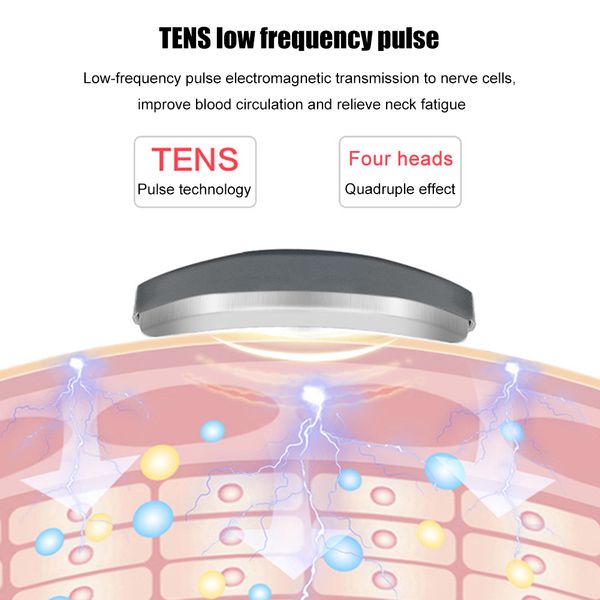 4 head electric neck massager pulse heated pulse relaxation cervical vertebra physiotherapy cervical spine pain relief tools
4 head electric neck massager pulse heated pulse relaxation cervical vertebra physiotherapy cervical spine pain relief tools