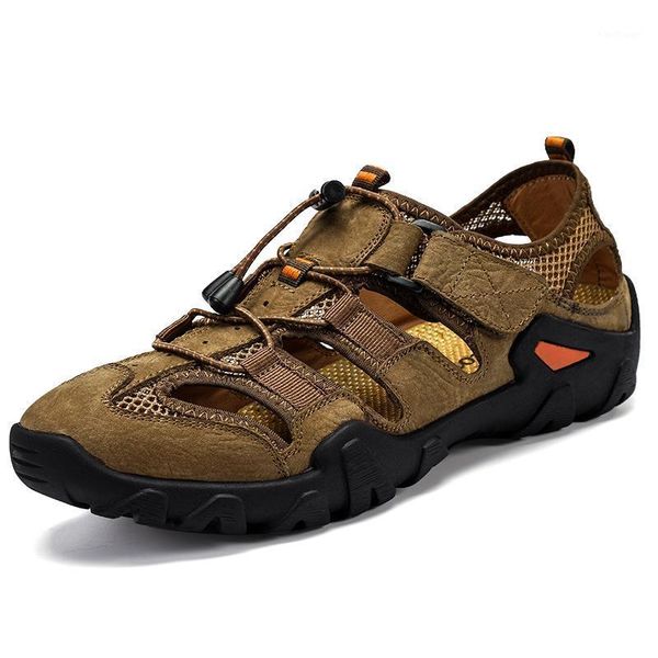 sandals 2021 summer men's shoes outdoor casual genuine leather non-slip sneakers men beach big size 38-46, Black
sandals 2021 summer men's shoes outdoor casual genuine leather non-slip sneakers men beach big size 38-46, Black