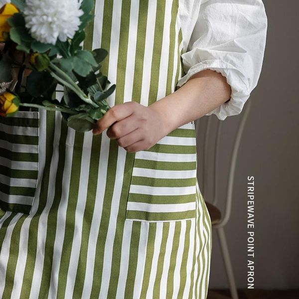 1pc apron stripe wave point print brief water and oil proof apron kitchen restaurant cooking bib aprons with pocket
1pc apron stripe wave point print brief water and oil proof apron kitchen restaurant cooking bib aprons with pocket