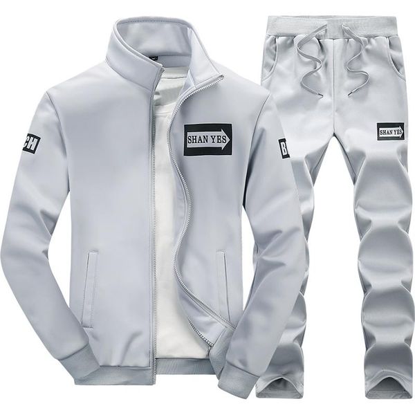 men's tracksuits airgracias two-piece sports fashion sweatshirts fleece streetwear jackets sweatpants sportswear suit2021 spring, Gray
men's tracksuits airgracias two-piece sports fashion sweatshirts fleece streetwear jackets sweatpants sportswear suit2021 spring, Gray
