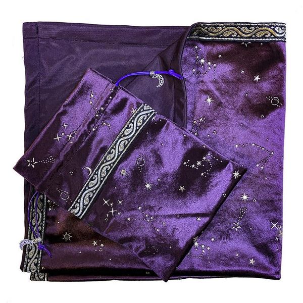 storage bags 1 set tarot card tablecloth velvet divination altar cloth board game fortune astrology oracle pad with pouch
storage bags 1 set tarot card tablecloth velvet divination altar cloth board game fortune astrology oracle pad with pouch