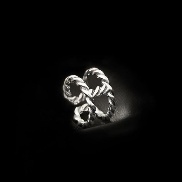 cluster rings 1pc ins authentic s925 sterling silver fine jewelry double rows twisted roped retro geometric ring wider tlj1118, Golden;silver
cluster rings 1pc ins authentic s925 sterling silver fine jewelry double rows twisted roped retro geometric ring wider tlj1118, Golden;silver