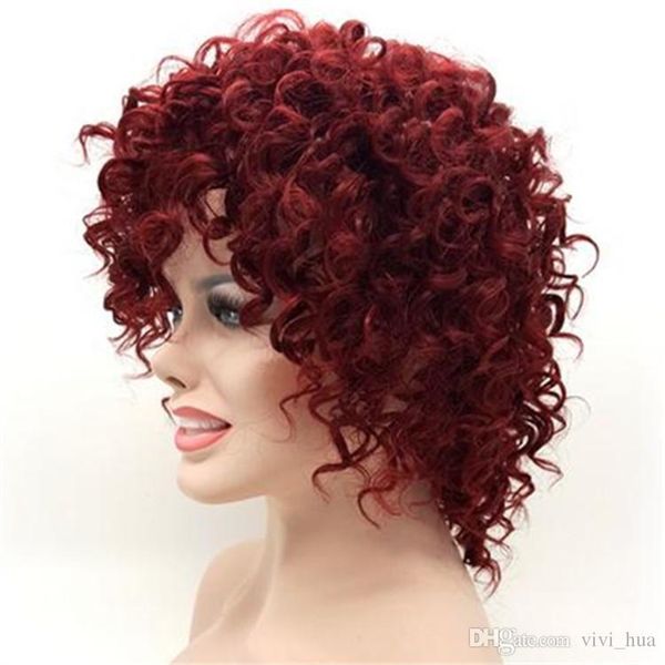 rihanna's same hairstyle afro kinky curly short wigs for black women burgundy 15 inch wine red synthetic hair pelucas perruque afro per
rihanna's same hairstyle afro kinky curly short wigs for black women burgundy 15 inch wine red synthetic hair pelucas perruque afro per