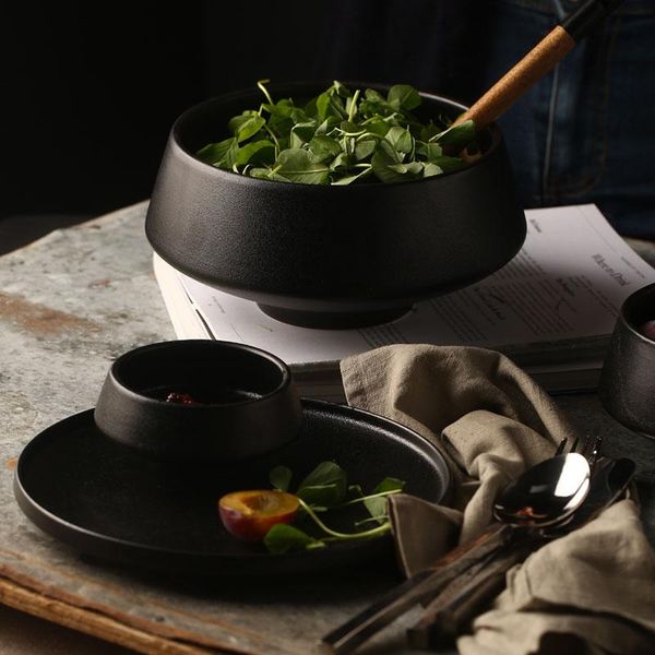 kinglang ceramic black color matte finishing bowl home soup restaurant noodle snack bowl
kinglang ceramic black color matte finishing bowl home soup restaurant noodle snack bowl