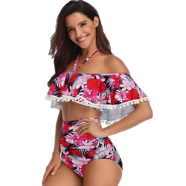 bikinis set women halter short sleeve floral ruffles tassel loose swimming wear summer ruffles, two-piece no swimsuit
bikinis set women halter short sleeve floral ruffles tassel loose swimming wear summer ruffles, two-piece no swimsuit