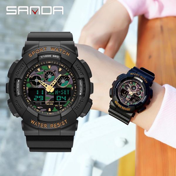 wristwatches sanda watch men luxury double time electrconi watches women's wristwatch fashion shockproof satch military sports clock, Slivery;brown
wristwatches sanda watch men luxury double time electrconi watches women's wristwatch fashion shockproof satch military sports clock, Slivery;brown