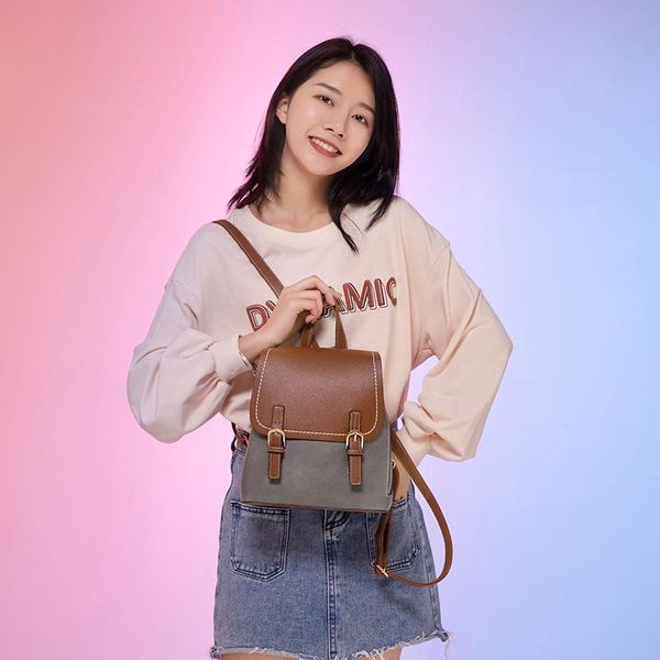 2021 women pu leather backpacks female high-capacity solid backpack for girls school bag back pack
2021 women pu leather backpacks female high-capacity solid backpack for girls school bag back pack