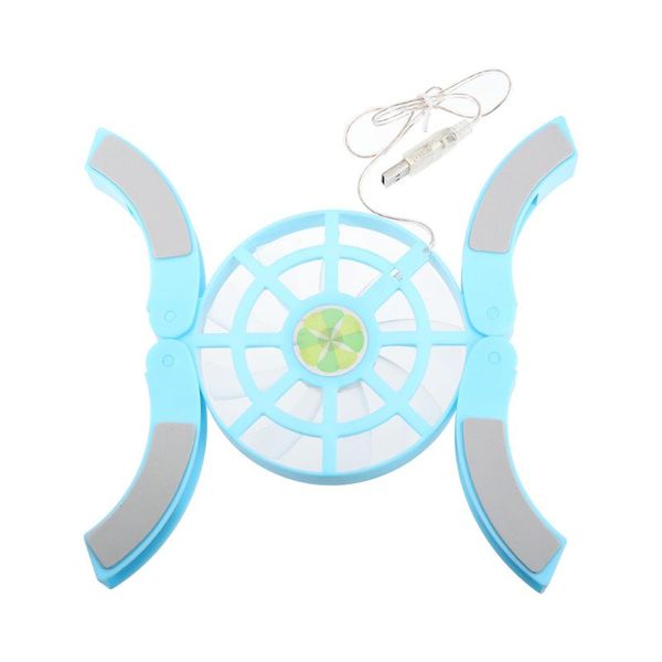 lapcooling pads dr-s04 pad folding portable usb powered blue light effect with double fans stand
lapcooling pads dr-s04 pad folding portable usb powered blue light effect with double fans stand