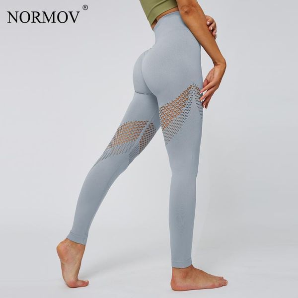women's leggings normov women solid color seamless high waist push up gym fitness elasticity hollow out workout legging, Black
women's leggings normov women solid color seamless high waist push up gym fitness elasticity hollow out workout legging, Black