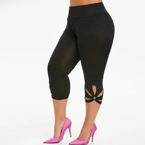 women's leggings casual women solid plus size hollow elastic pants high waist workout fitness leggins push up female legging 40#, Black
women's leggings casual women solid plus size hollow elastic pants high waist workout fitness leggins push up female legging 40#, Black