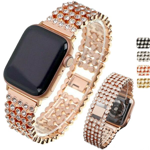 women's bling band for apple watch series 5/4/3/2/1 replacement wristband straps