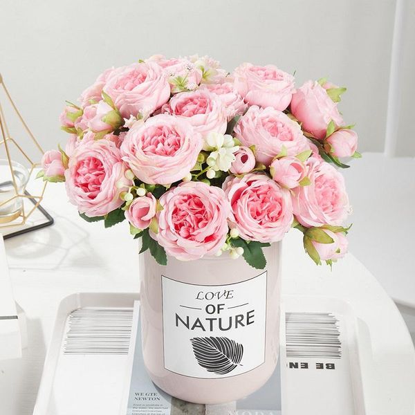 decorative flowers & wreaths 1pc 5 heads roses artificial white silk bride bouquet wedding decor fake flower home accessories craft supplies
decorative flowers & wreaths 1pc 5 heads roses artificial white silk bride bouquet wedding decor fake flower home accessories craft supplies