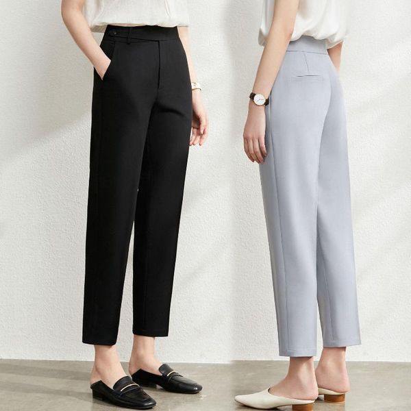 women 2021 spring autumn fashion thin straight trousers female loose solid color pants ladies high waist casual trousers m559, Black;white
women 2021 spring autumn fashion thin straight trousers female loose solid color pants ladies high waist casual trousers m559, Black;white