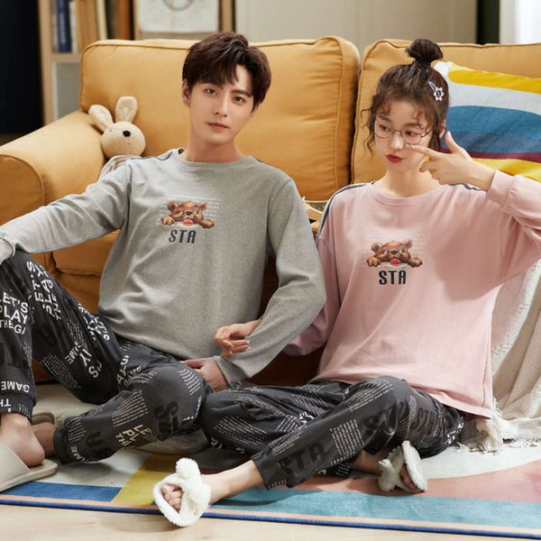 pajamas lovers autumn winter long sleeve women's cute cartoon korean version suit can be worn outside men's spring and, Black;red
pajamas lovers autumn winter long sleeve women's cute cartoon korean version suit can be worn outside men's spring and, Black;red