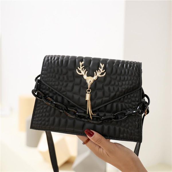 evening bags fashion antler tassel alligator pattern crossbody for women solid color shoulder bag casual ladies chain pu messenger
evening bags fashion antler tassel alligator pattern crossbody for women solid color shoulder bag casual ladies chain pu messenger