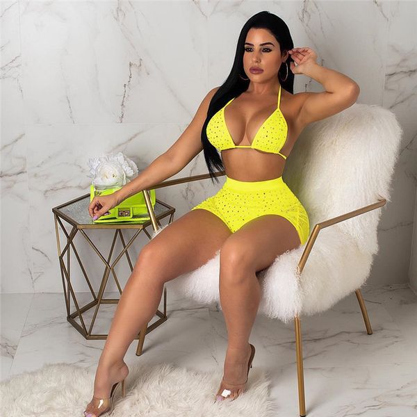 sequin mesh black two peice set crop shorts summer club outfits for women clothes 2019 matching sets d41-aa59, White
sequin mesh black two peice set crop shorts summer club outfits for women clothes 2019 matching sets d41-aa59, White