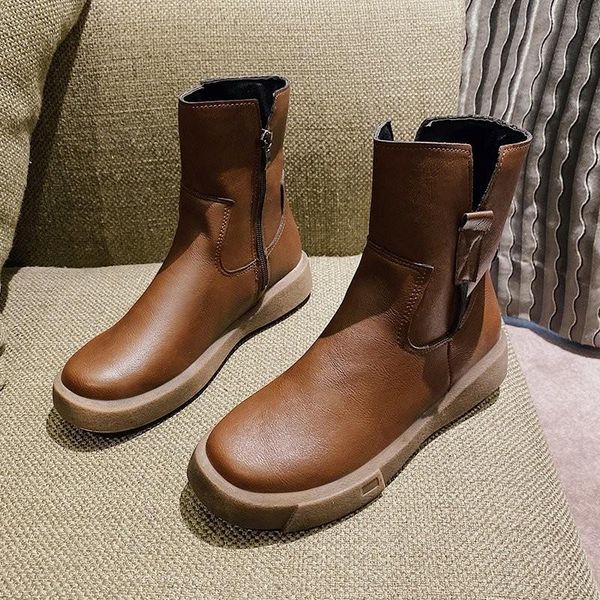 boots arrival shoes women martinas ladies winter leather flat low zipper middle tube casual botas womens, Black
boots arrival shoes women martinas ladies winter leather flat low zipper middle tube casual botas womens, Black