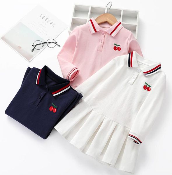 girl's dresses girls dress for spring autumn fashion cherry embroidery toddler born cotton long sleeve kids baby tennis sport, Red;yellow
girl's dresses girls dress for spring autumn fashion cherry embroidery toddler born cotton long sleeve kids baby tennis sport, Red;yellow