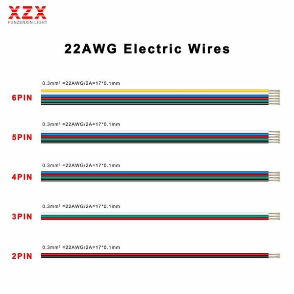 other lighting accessories 2/3/4/5/6pin electric wires 22awg connector extension led cable wire for ws2812b ws2815 rgbw flexible light
other lighting accessories 2/3/4/5/6pin electric wires 22awg connector extension led cable wire for ws2812b ws2815 rgbw flexible light