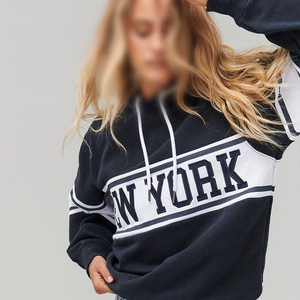 women's hoodies & sweatshirts dark blue york print oversized women vintage harajuku streetwear long sleeve fashion clothes high street, Black
women's hoodies & sweatshirts dark blue york print oversized women vintage harajuku streetwear long sleeve fashion clothes high street, Black