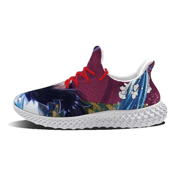 spring 2021 tomioka giyuu fresh patterns breathable flat running shoes gatm