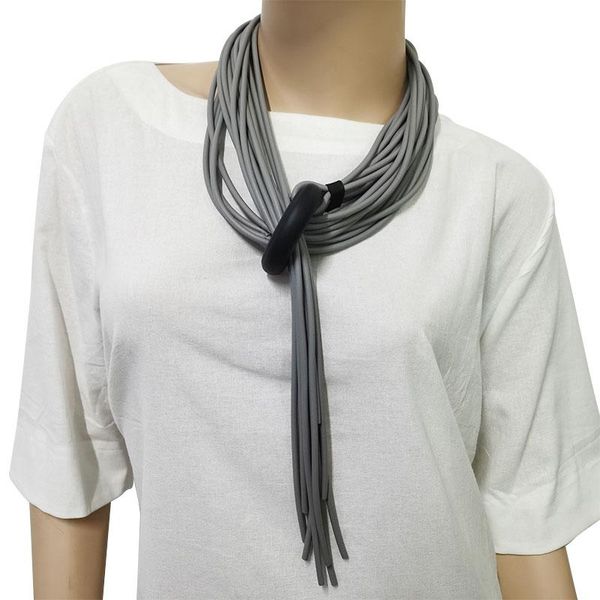 pendant necklaces yd&ydbz collocation long leather rubber rope necklace waist chain women fashion women's clothes jewelry choker decora, Silver
pendant necklaces yd&ydbz collocation long leather rubber rope necklace waist chain women fashion women's clothes jewelry choker decora, Silver