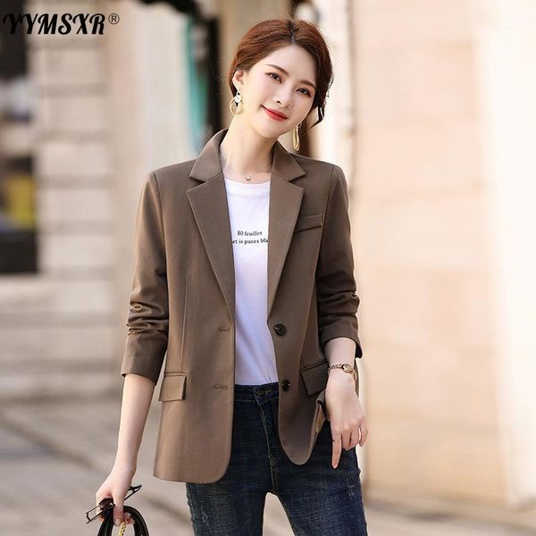 women's suits & blazers large size blazer female fall 2021 brown korean version of solid color single-breasted temperament slim long-sl, White;black
women's suits & blazers large size blazer female fall 2021 brown korean version of solid color single-breasted temperament slim long-sl, White;black
