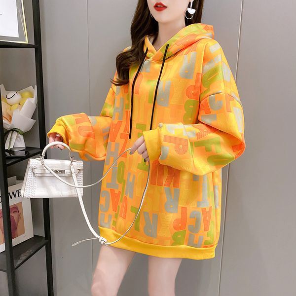 2021 autumn winter new hoodie fashion letter print sweatshirt women casual thick fleece hoodies biem, Black
2021 autumn winter new hoodie fashion letter print sweatshirt women casual thick fleece hoodies biem, Black