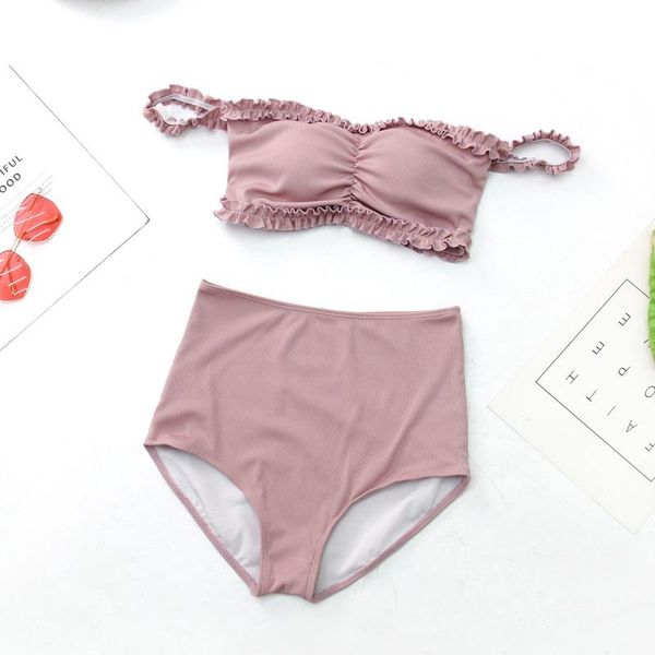 korean style high waist bikini set women biquini suit two pieces swimwear solid swimsuit beach suit
korean style high waist bikini set women biquini suit two pieces swimwear solid swimsuit beach suit