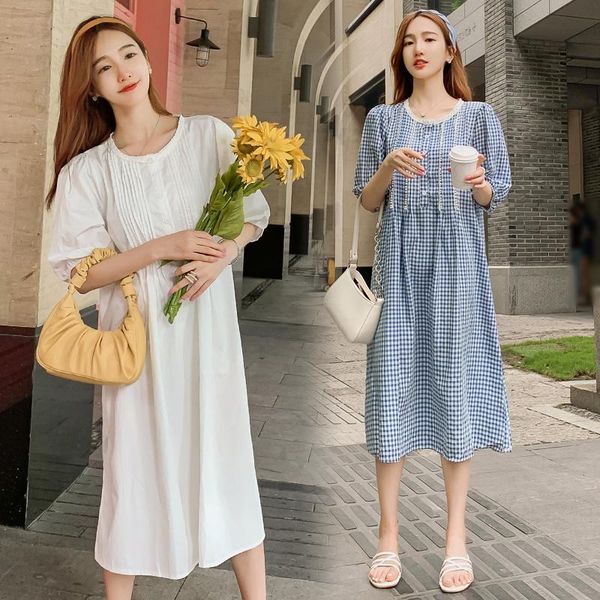 maternity dresses 2021 arrive summer dress woman cute plaid large size pregnant clothing md-02802, White
maternity dresses 2021 arrive summer dress woman cute plaid large size pregnant clothing md-02802, White