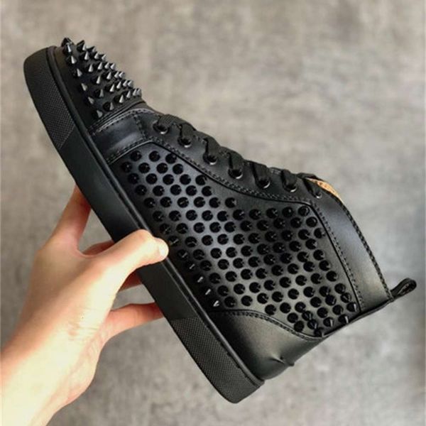 casual shoes light brown luxury mens spikes high-sneakers designer shoes women red bottom junior trainers studs wedding with box us12.5, Black
casual shoes light brown luxury mens spikes high-sneakers designer shoes women red bottom junior trainers studs wedding with box us12.5, Black