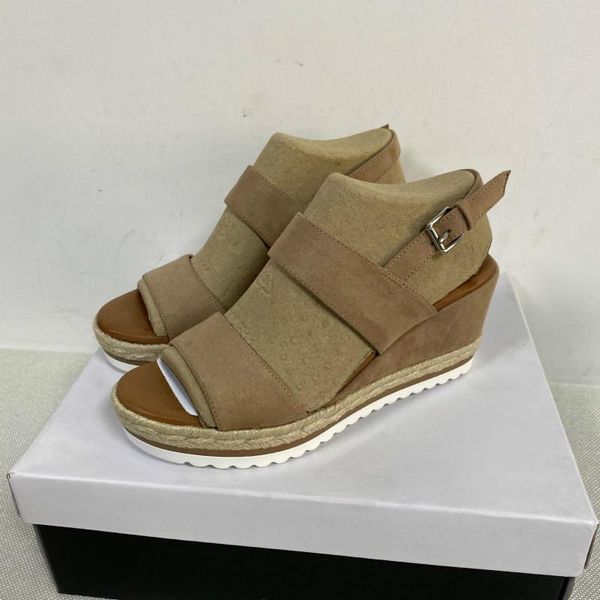dress shoes fashion women wedge with buckle sandals ladies platform comfortable flock sandaleas de mujer large size, Black
dress shoes fashion women wedge with buckle sandals ladies platform comfortable flock sandaleas de mujer large size, Black