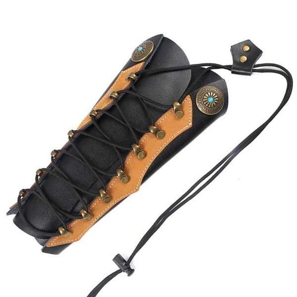 elbow & knee pads leather cowhide archery arm protector guard restraint with hardware fasteners for shooting recurve hunting accessory, Black;gray
elbow & knee pads leather cowhide archery arm protector guard restraint with hardware fasteners for shooting recurve hunting accessory, Black;gray
