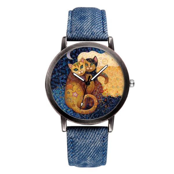 wristwatches women watches laides casual fashion cat quartz wrist watch couple multicolor leather band strap dress female clock reloj, Slivery;brown
wristwatches women watches laides casual fashion cat quartz wrist watch couple multicolor leather band strap dress female clock reloj, Slivery;brown