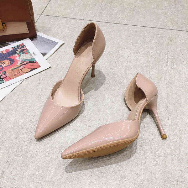 dress shoes high heel's thin heels 2022 autumn hollow patent leather black work shallow mouth single shoes women
dress shoes high heel's thin heels 2022 autumn hollow patent leather black work shallow mouth single shoes women