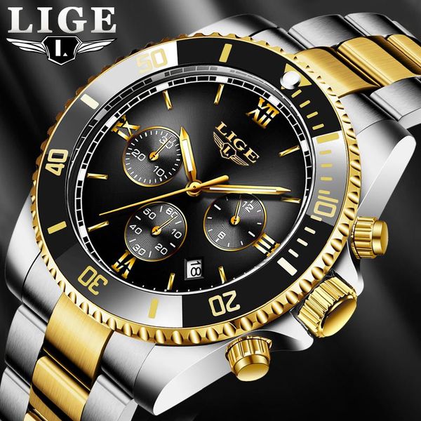 wristwatches lige watch men watches business waterproof date fashion multifunction stainless steel quartz relogio masculino, Slivery;brown
wristwatches lige watch men watches business waterproof date fashion multifunction stainless steel quartz relogio masculino, Slivery;brown