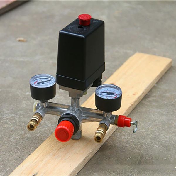 smart home control tool manifold accessories practical aluminum bracket durable gauges workshop equipment pump air compressor switch set 
smart home control tool manifold accessories practical aluminum bracket durable gauges workshop equipment pump air compressor switch set