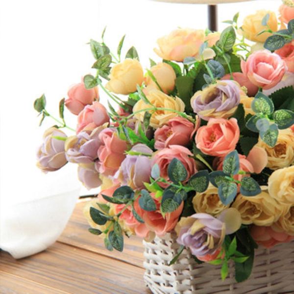 rose flower bouquet wedding artificial flower for home decor fake flowers silk garland diy bridal bouquet drawing room decor
rose flower bouquet wedding artificial flower for home decor fake flowers silk garland diy bridal bouquet drawing room decor