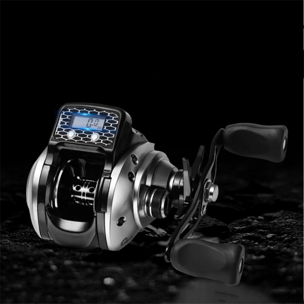6.3:1 16+1 bb fishing reel left / right hand low profile line counter fishing tackle gear with digital display
6.3:1 16+1 bb fishing reel left / right hand low profile line counter fishing tackle gear with digital display